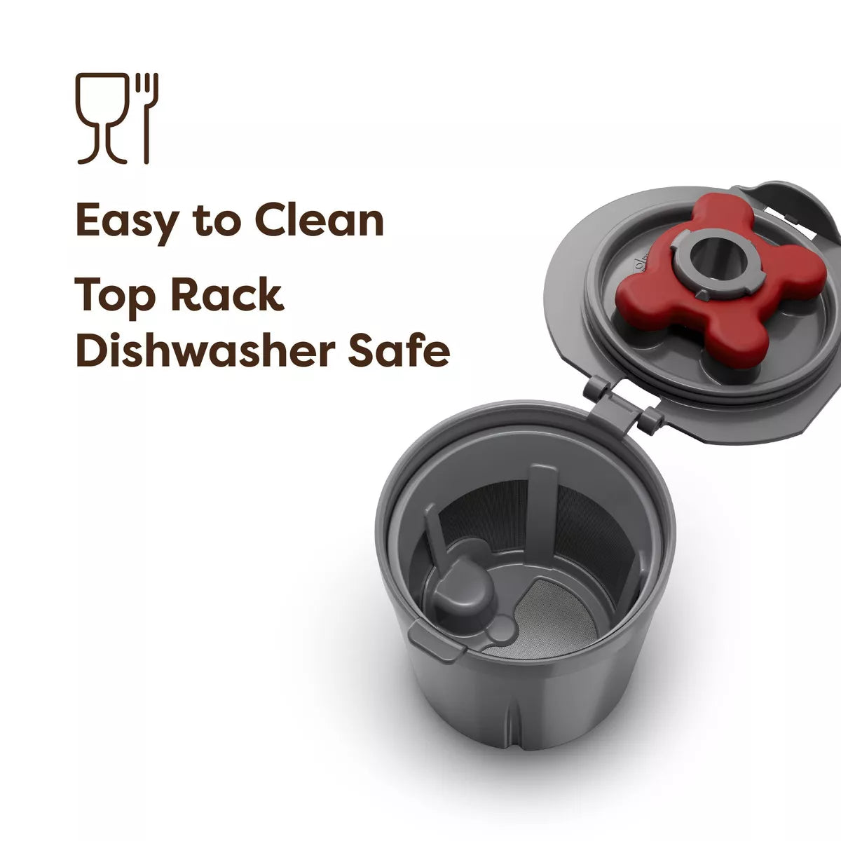 Keurig My K-Cup 3.0 Reusable Coffee Filter, Eco-Friendly Gray